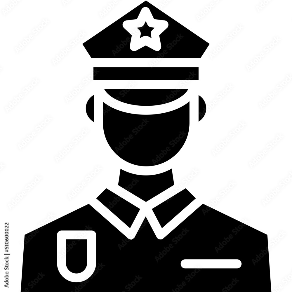 Police Man Icon Police Man Icon