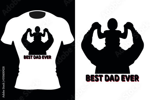 Father's day Tshirt design happy fathers