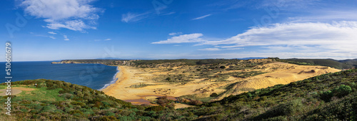panoramic view of the Sardinian coast