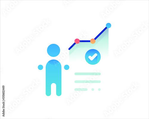 work, preformance, male, man, chart, bar photo