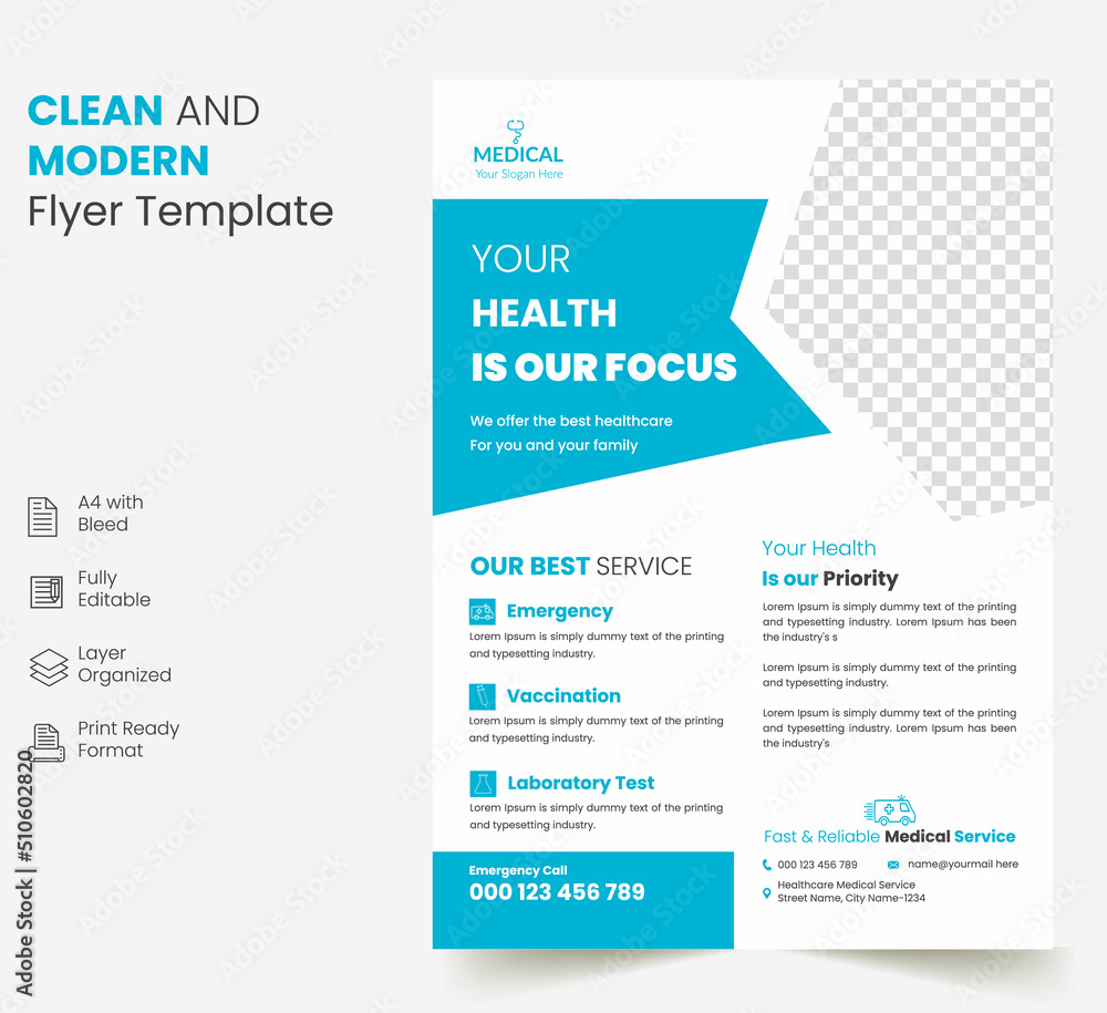 Clean And Modern Flyer Template