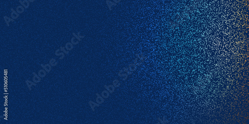 Abstract Dark Blue Random Placed Colored Spots - Gradient Shade Background Design, Pattern in Editable Vector Format