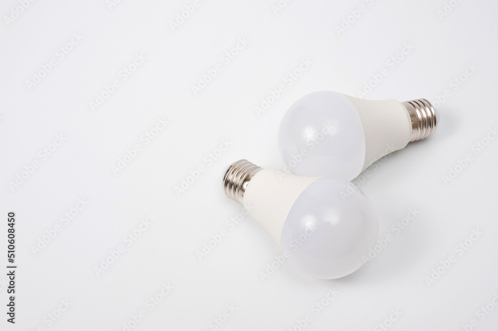Two LED lamps for a standard cartridge, photographed against a white background. Two LED lamps for a standard cartridge, photographed against a white background.