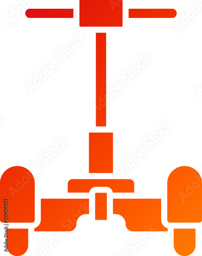 Police Segway Icon Style