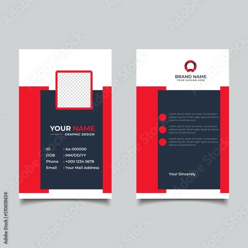 Modern and Clean Business id Card Template