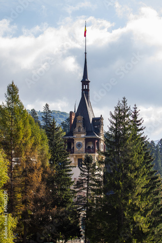 beautiful tower of old royal palace
