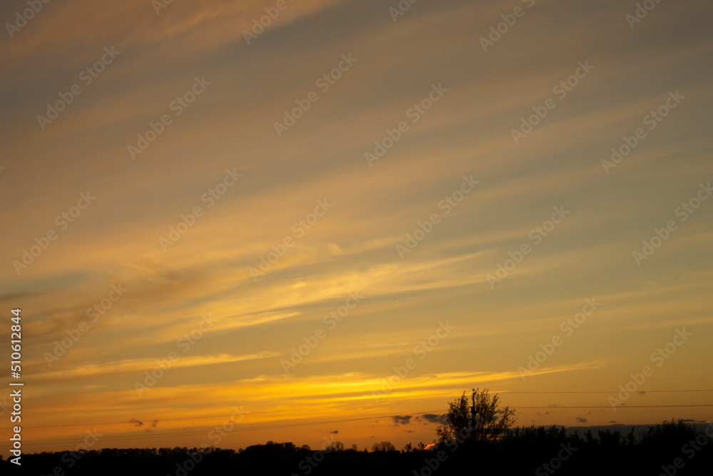 sunset in the sky sunset in the sky
