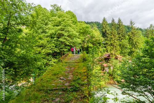 Firtina Stream view in Rize Province of Turkey photo