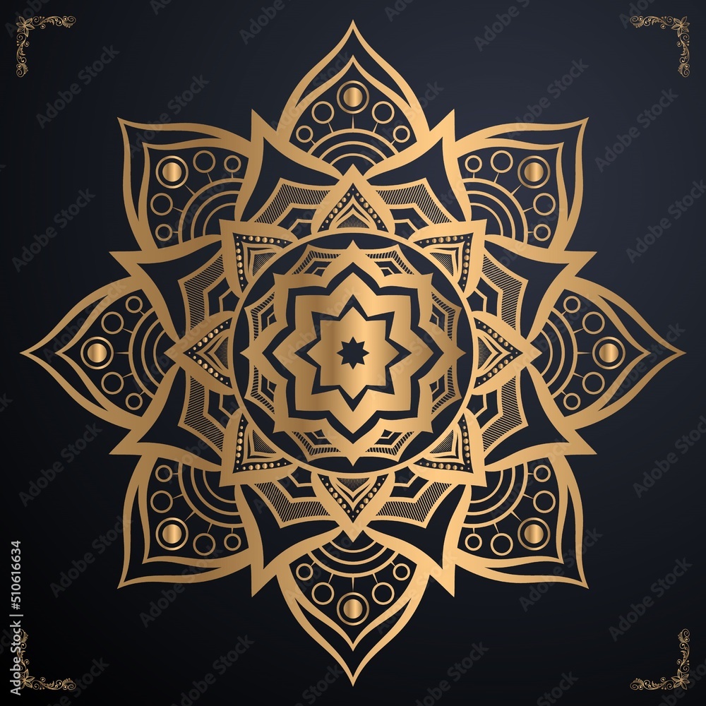 Beautiful luxury golden mandala and eps file download Beautiful luxury golden mandala and eps file download