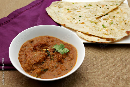 Mutton chatpat, garlic naan