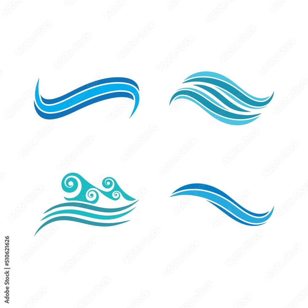 Wave beach vector illustration design Wave beach vector illustration design