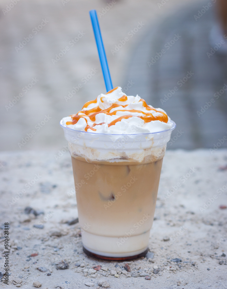 Iced Latte With Whipped Cream