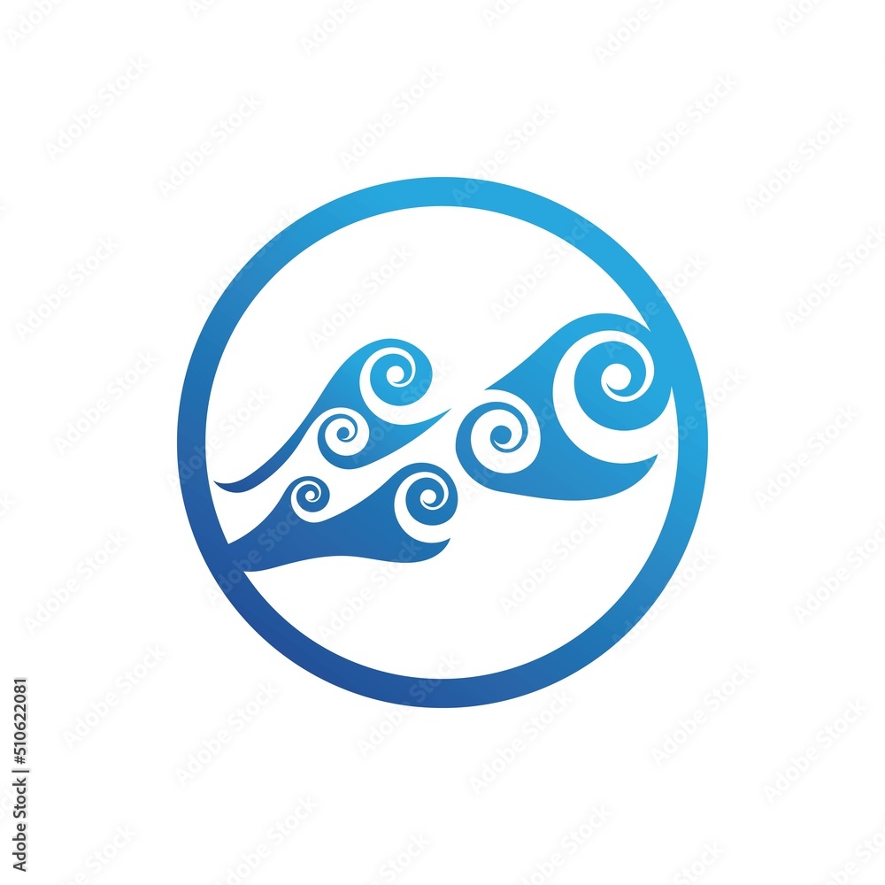 Wave beach vector illustration design Wave beach vector illustration design