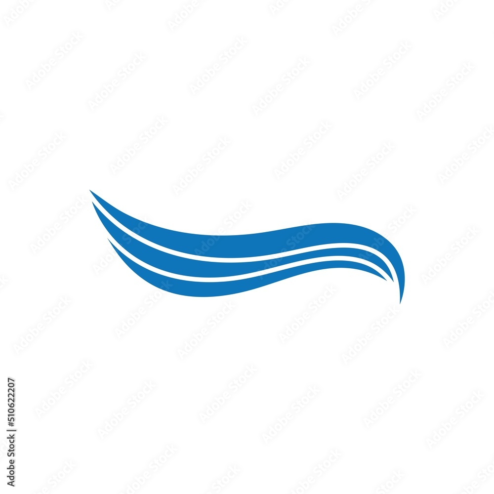 Obraz premium Wave beach vector illustration design