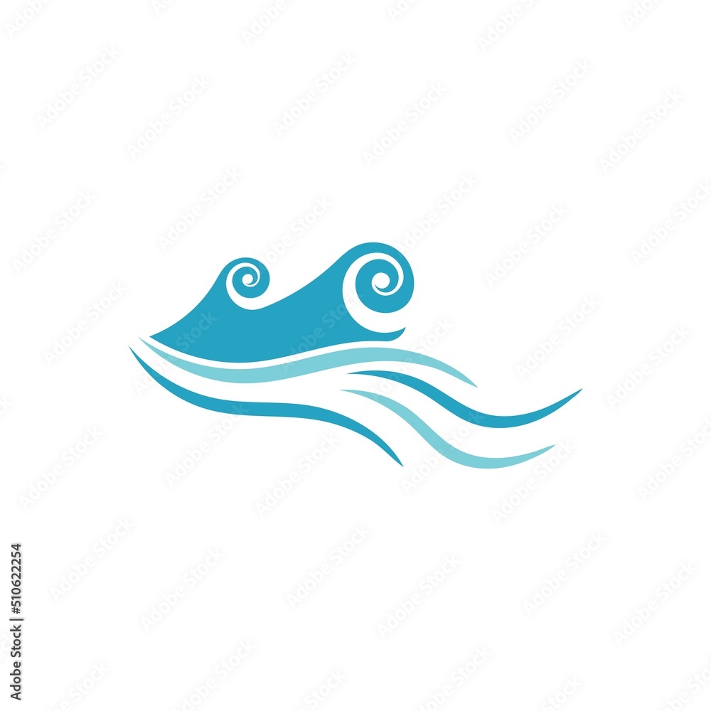 Wave beach vector illustration design Wave beach vector illustration design