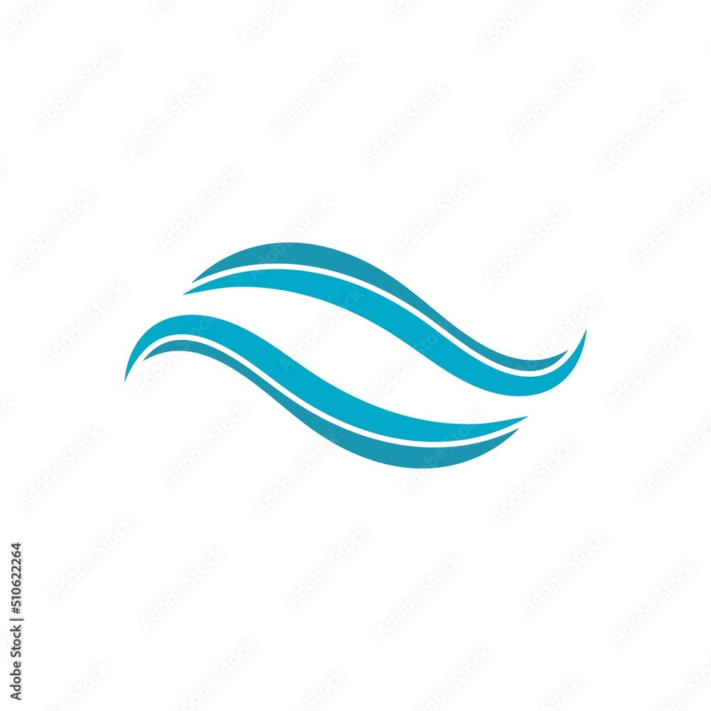 Wave beach vector illustration design