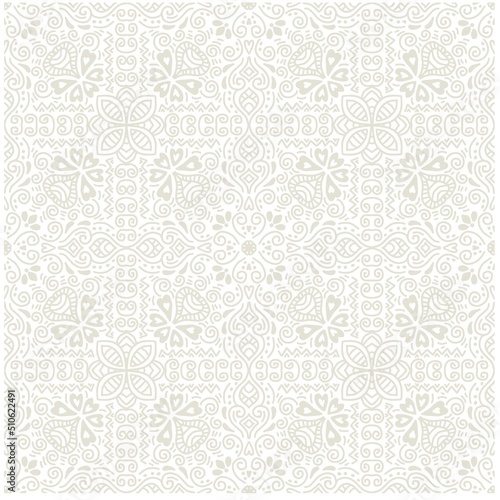 Seamless pattern abstract ethnic ornament art mandala