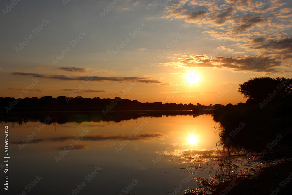 Sonnenuntergang Sabie River/ Sundown Sabie River /