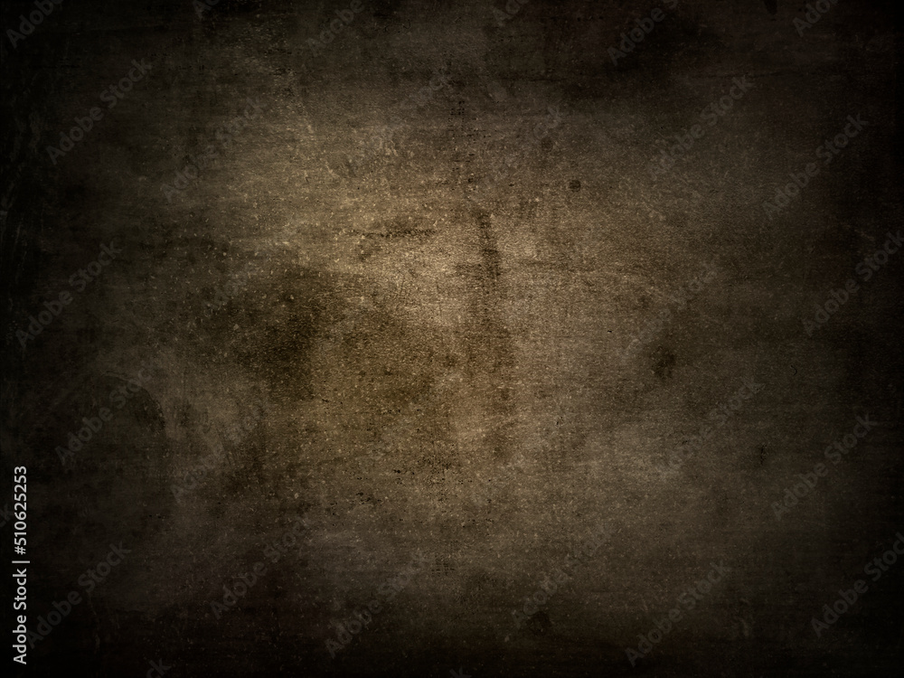 Dark black concrete wall background or texture