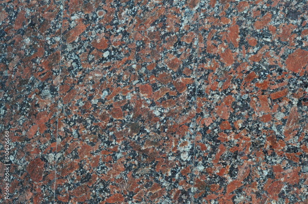 Texture of red spotted granite, natural polished stone, Ukrainian granite, noisy texture Texture of red spotted granite, natural polished stone, Ukrainian granite, noisy texture