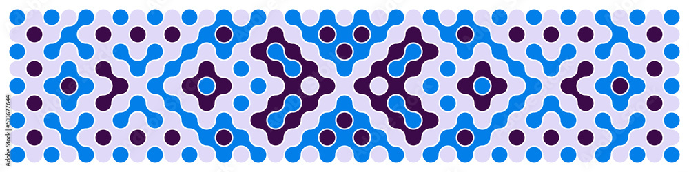 Multicolor truchet tiling connections illustration Multicolor truchet tiling connections illustration
