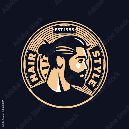Barbershop Grooming Men Logo