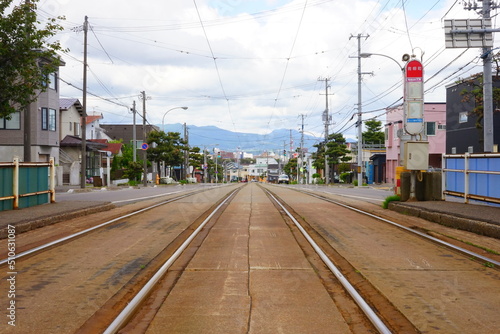 日本 北海道 函館 市電 ロマンス坂