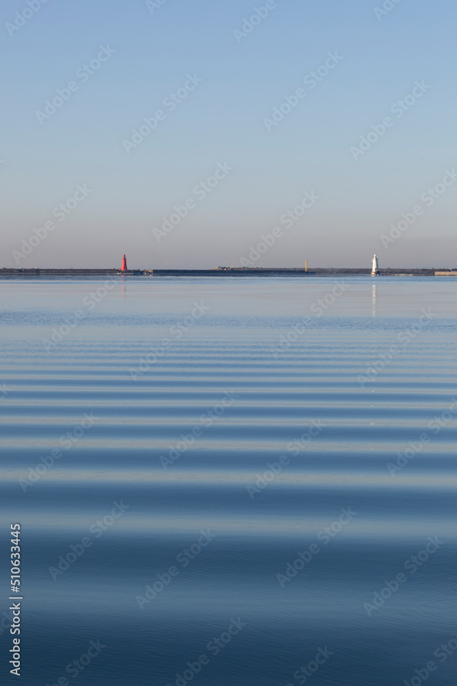 Obraz premium 朝の釧路港