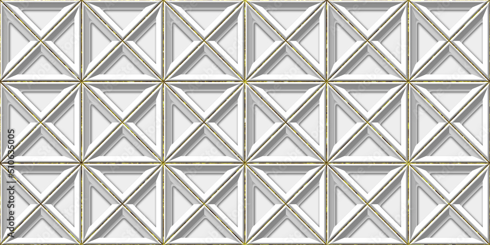 White seamless abstract geometric pattern background blends old and modern.
Gift wrapping paper, tile, 3D wallpaper or design.
White seamless abstract geometric pattern background blends old and modern.
Gift wrapping paper, tile, 3D wallpaper or design.