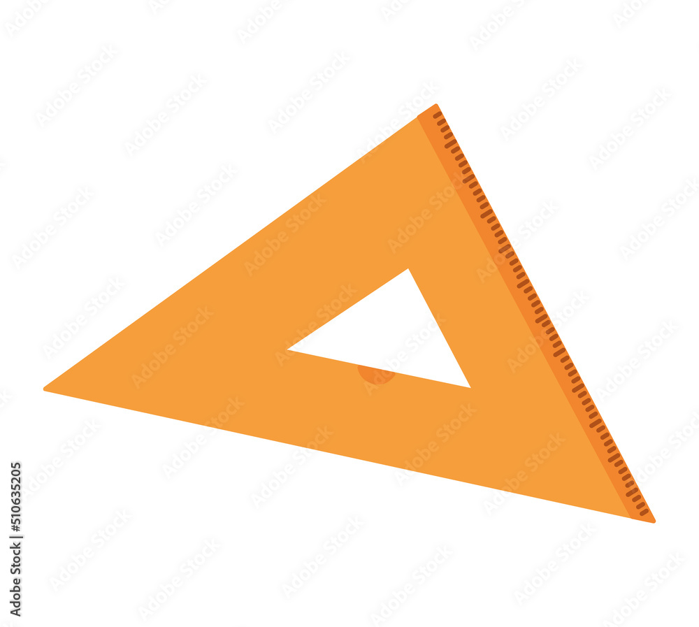 orange triangular ruler orange triangular ruler
