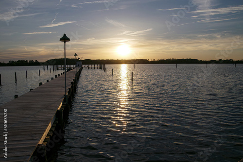 sunset on the pier © Allen