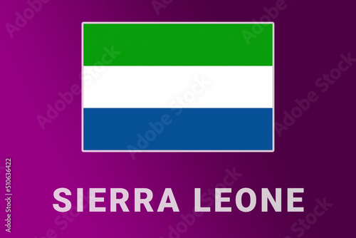 Free Download Sierra Leone flag. SL national banner. Sierra Leone patriotism symbol and name. - GFXLoad
