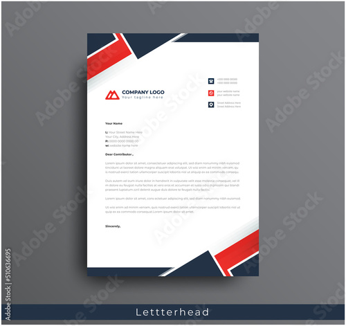 Modern Creative & Clean business style letterhead bundle of your corporate project design. set to print with vector & illustration. corporate letterhead bundle.