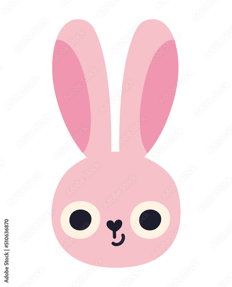 pink bunny face pink bunny face