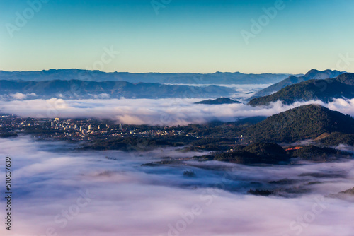 sunrise over the mountains