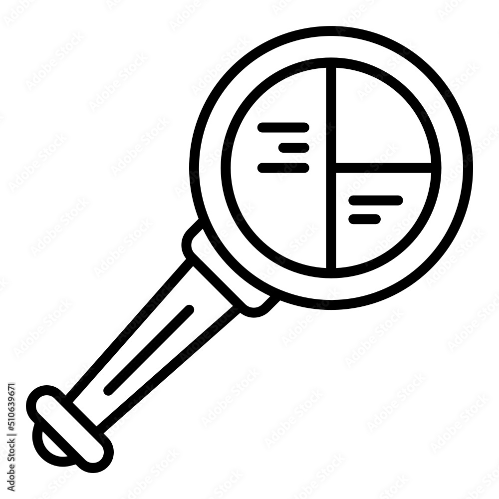 magnifying glass icon on transparent background magnifying glass icon on transparent background