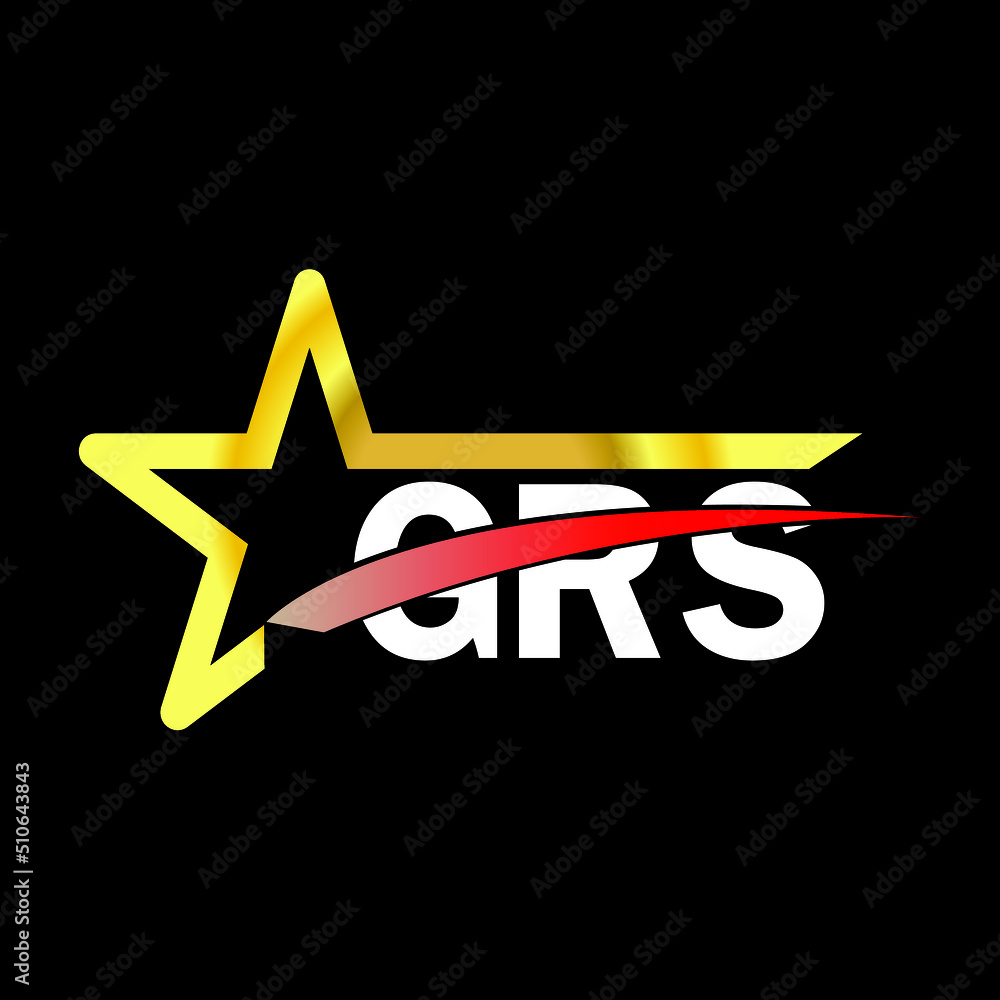 GRS letter logo design. GRS creative letter logo. simple and modern ...