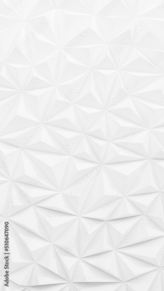 Abstract white low poly background with copy space 3d render Abstract white low poly background with copy space 3d render