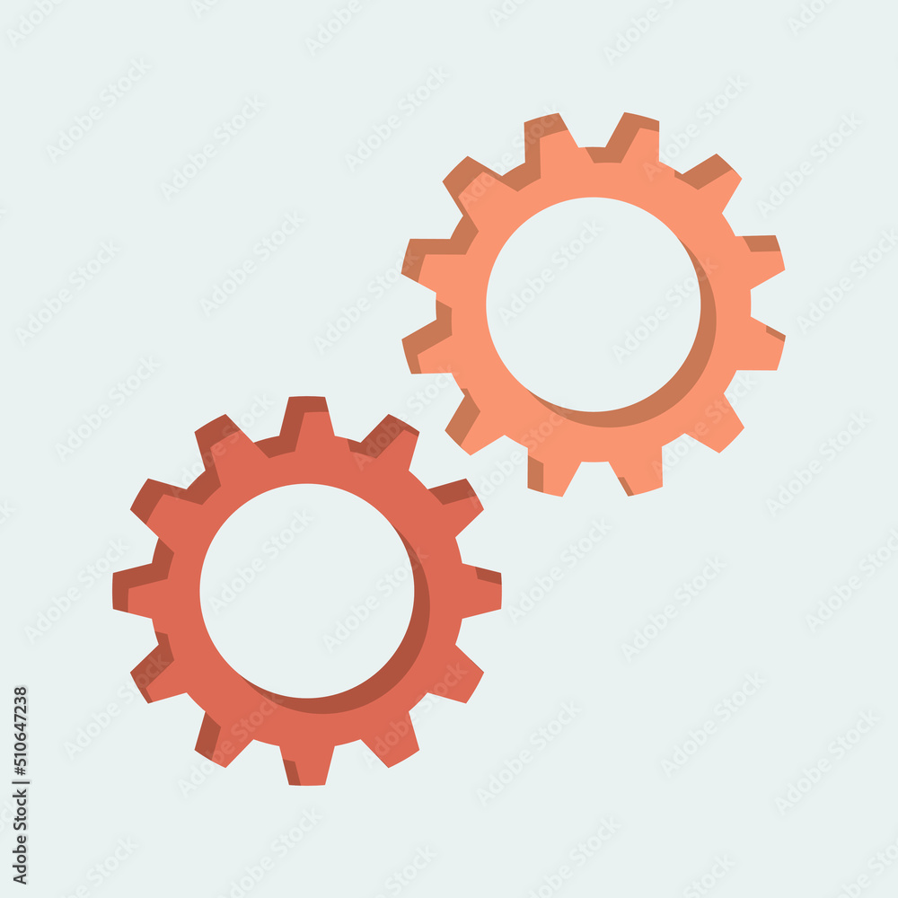 Gear icon vector for website symbol icon presentation Gear icon vector for website symbol icon presentation