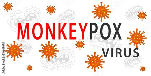 Monkeypox virus Illustration