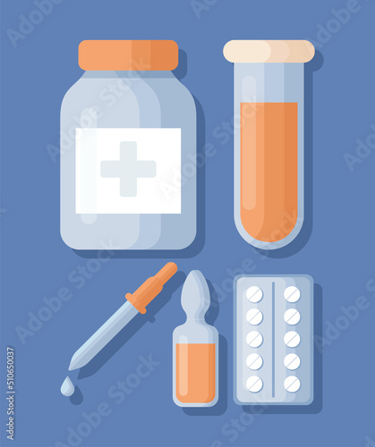 five medicine icons