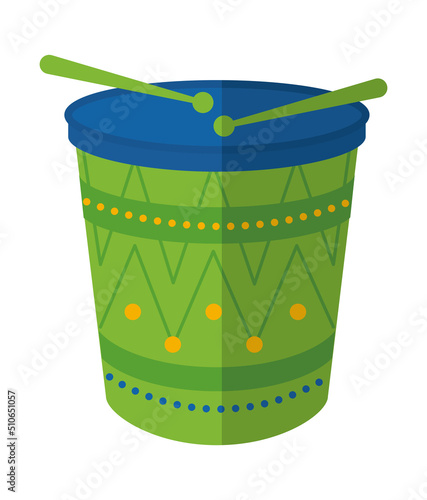 brazilian drum illustration