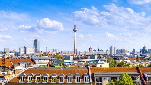 panoramic view at the skyline of berlin