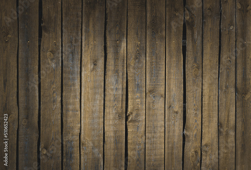 Wood texture. Texture for design and decoration. Natural wood background. Wooden fence. Surface with natural pattern. Space for floor. Abstract texture. Structure.