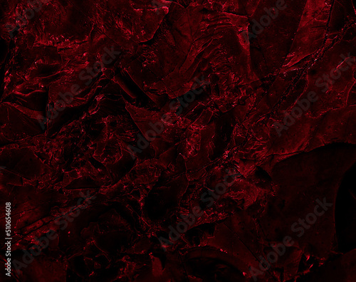Lava frozen. Wall red abstraction. Dark Backgrounds. Paint spots. Rock surface with cracks. Rock background. Abstract texture. Rock texture. Stone background. Stone texture. Structure.