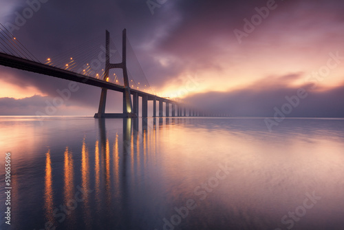 Wallpaper Mural Vasco da Gama Brisge Lisbon Portugal Torontodigital.ca