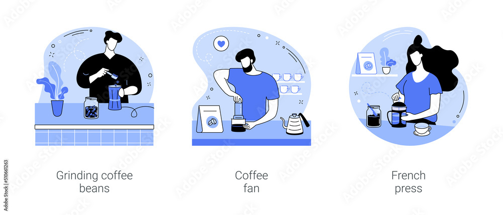 Morning coffee isolated cartoon vector illustrations se Morning coffee isolated cartoon vector illustrations se