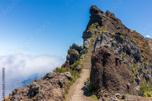 Krajobraz Madery - szlak na Pico Ruivo © Przemysław