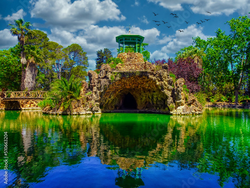 Cuadro en lienzo Cambrils  - parc Samà - Baix Camp
