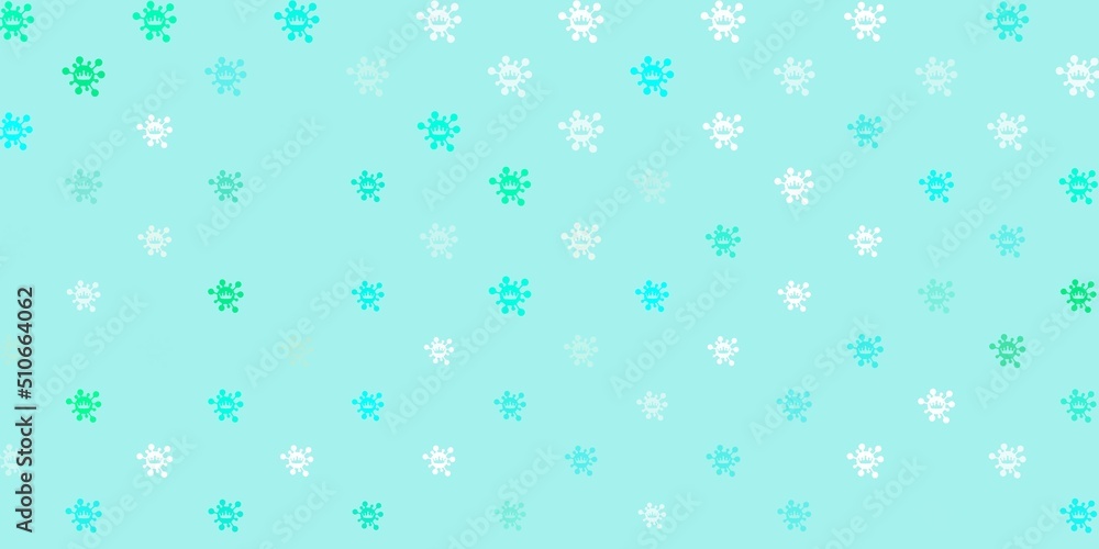 Light green vector template with flu signs. Light green vector template with flu signs.